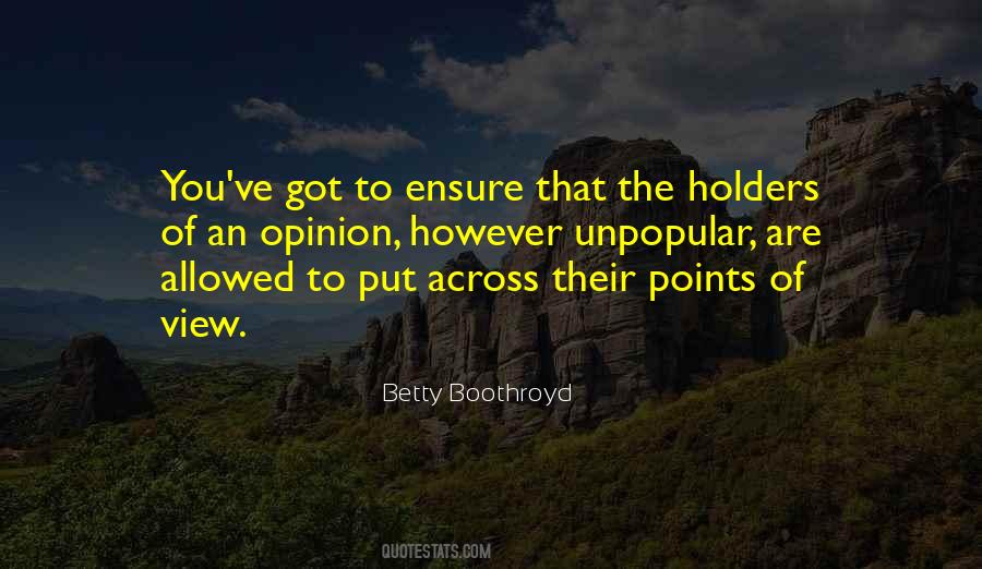 Point Of View Of View Quotes #68596