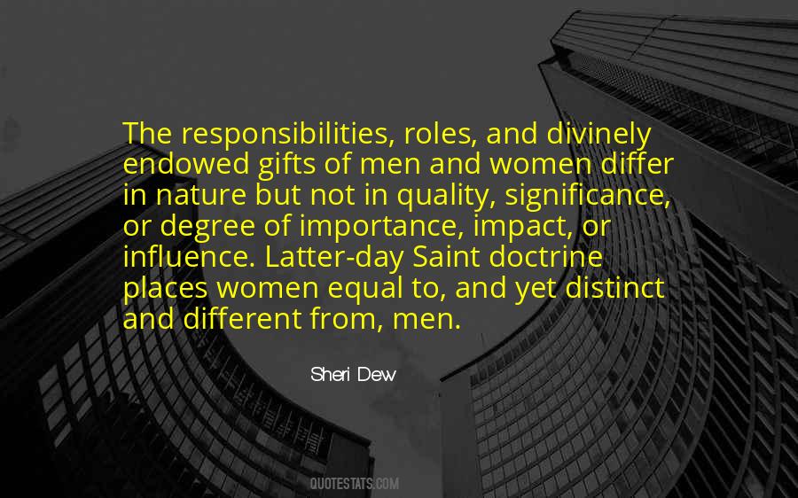 Quotes About Men And Women Roles #1759452