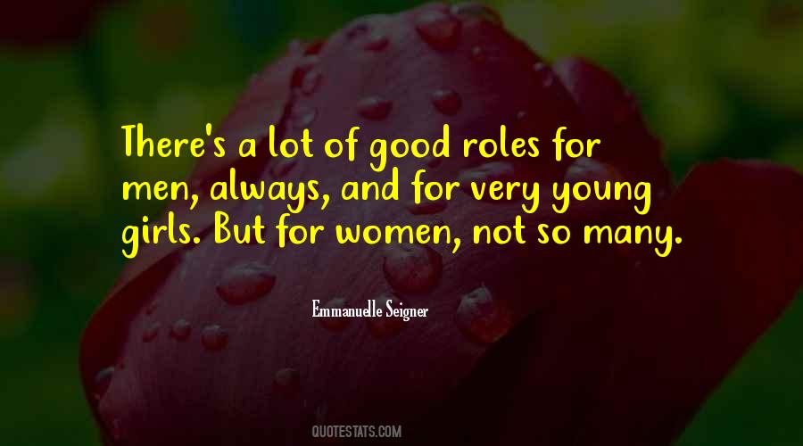 Quotes About Men And Women Roles #796722