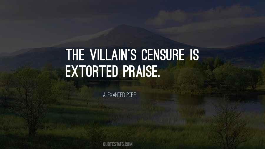 Quotes About The Villain #1325021