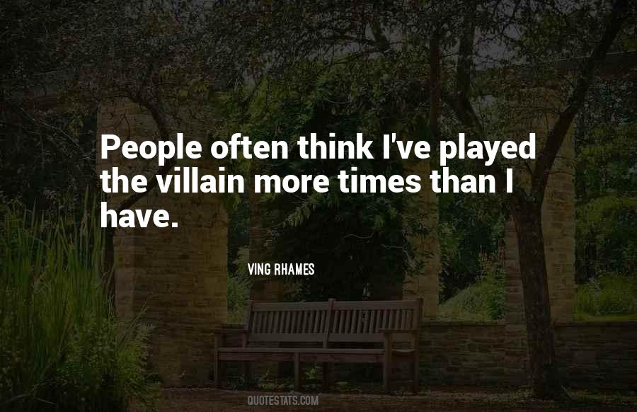 Quotes About The Villain #1819795