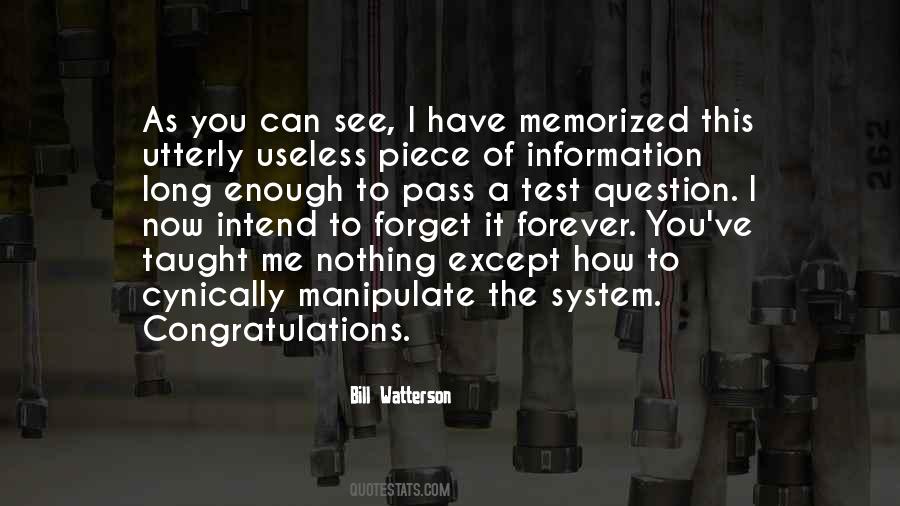 Quotes About Memorized #1130526