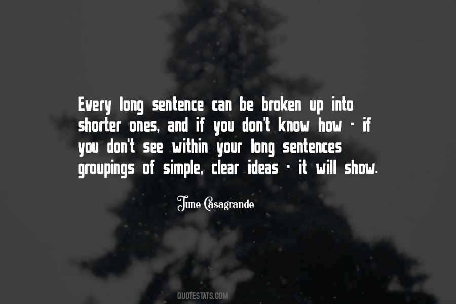Long Sentence Quotes #255225