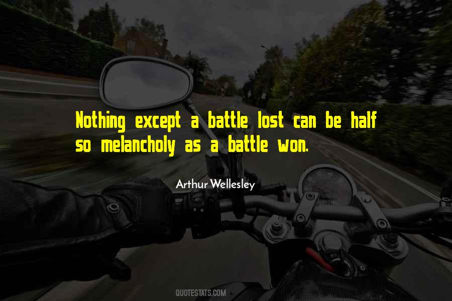 Battle Won Quotes #1785369