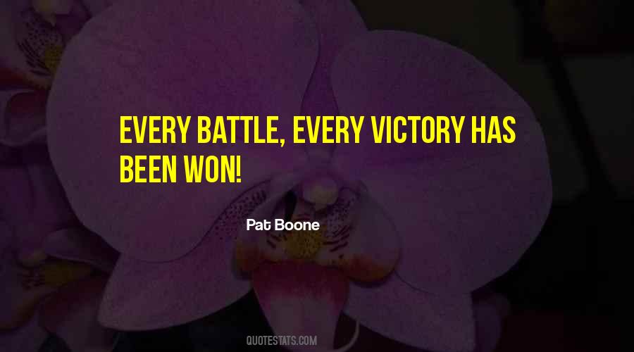 Battle Won Quotes #408563