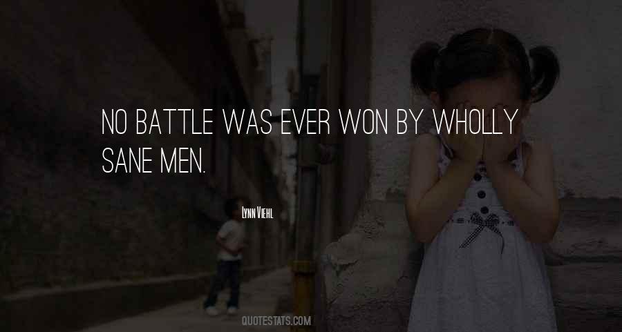 Battle Won Quotes #729866