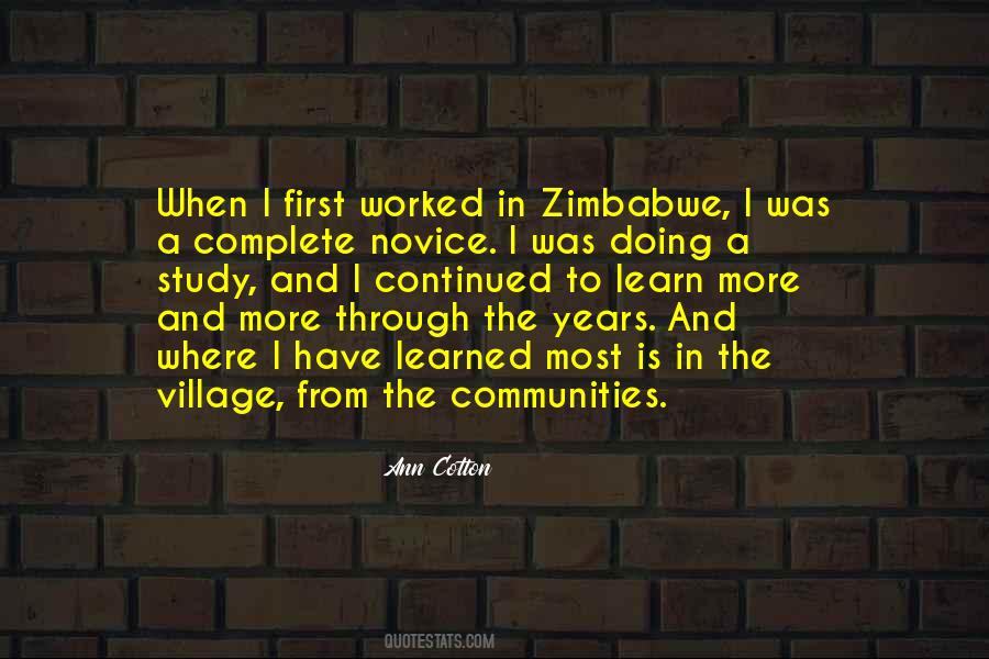 Quotes About The Village #1622410