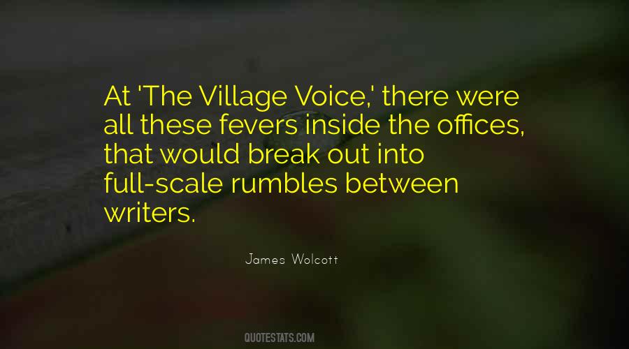 Quotes About The Village #1856726