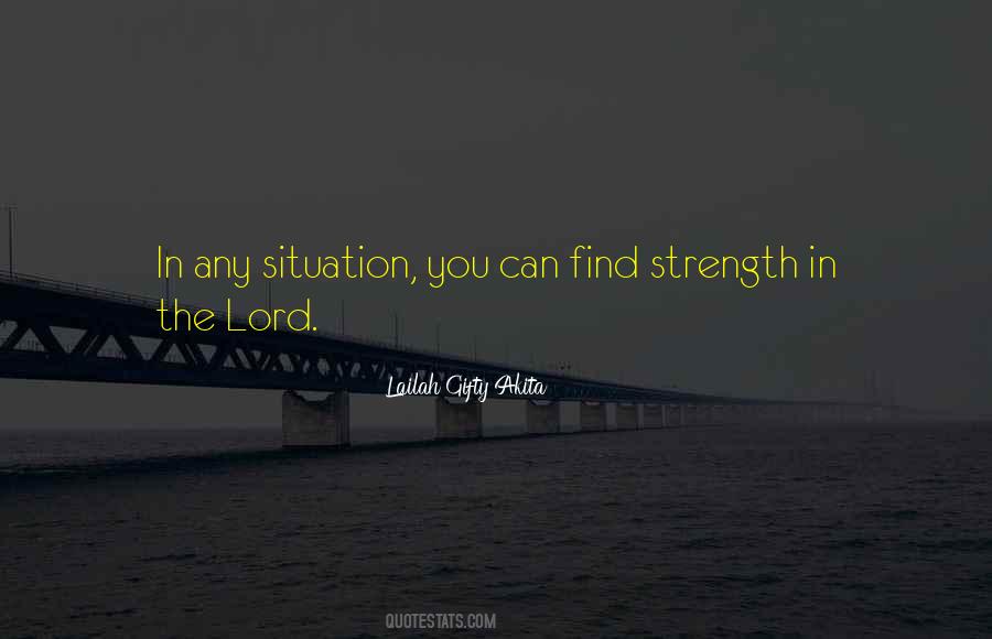 Situation Strength Quotes #1390996