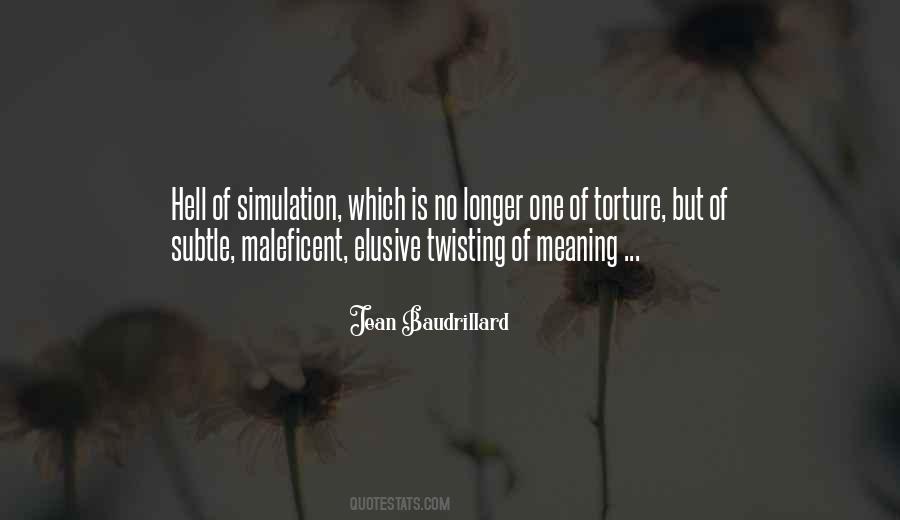 Baudrillard Quotes #159107