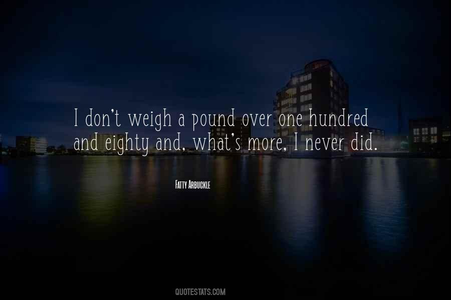 Hundred Pound Quotes #1689228