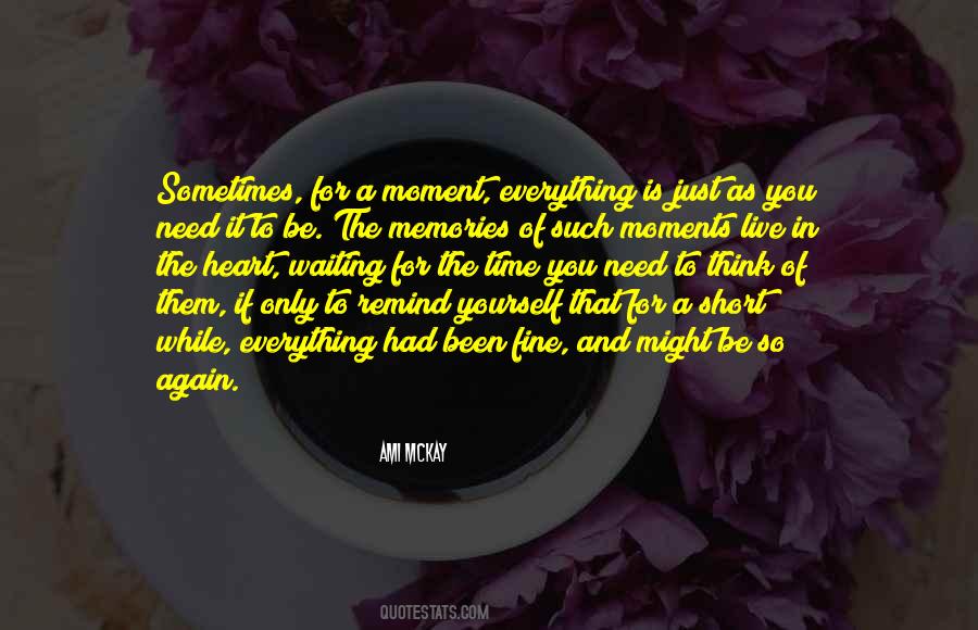 Quotes About Memories And Time #123338