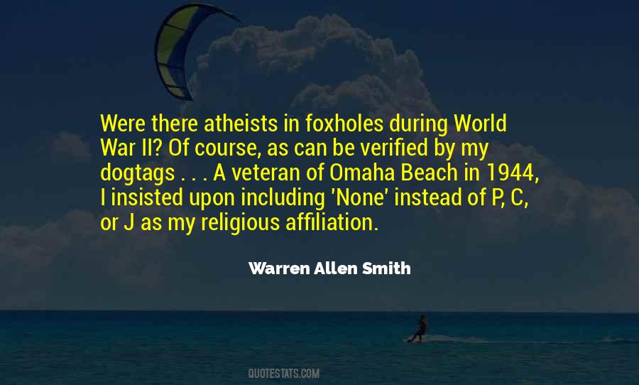 Foxhole Atheists Quotes #1541524