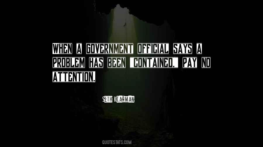 Government Official Quotes #153126