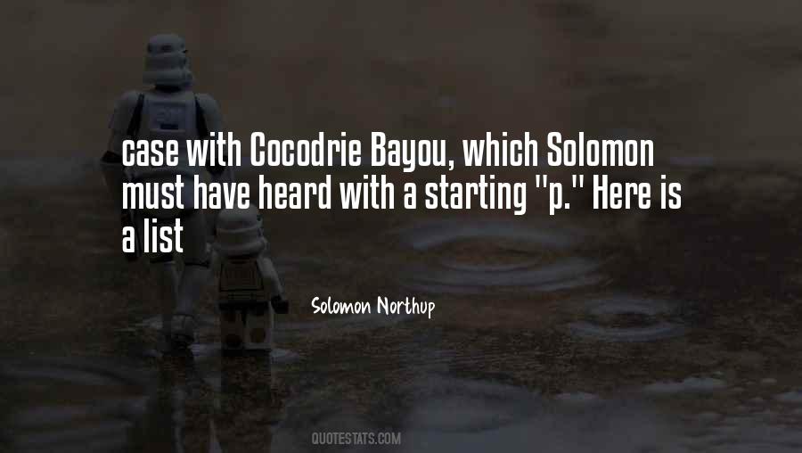 Bayou Quotes #1678367