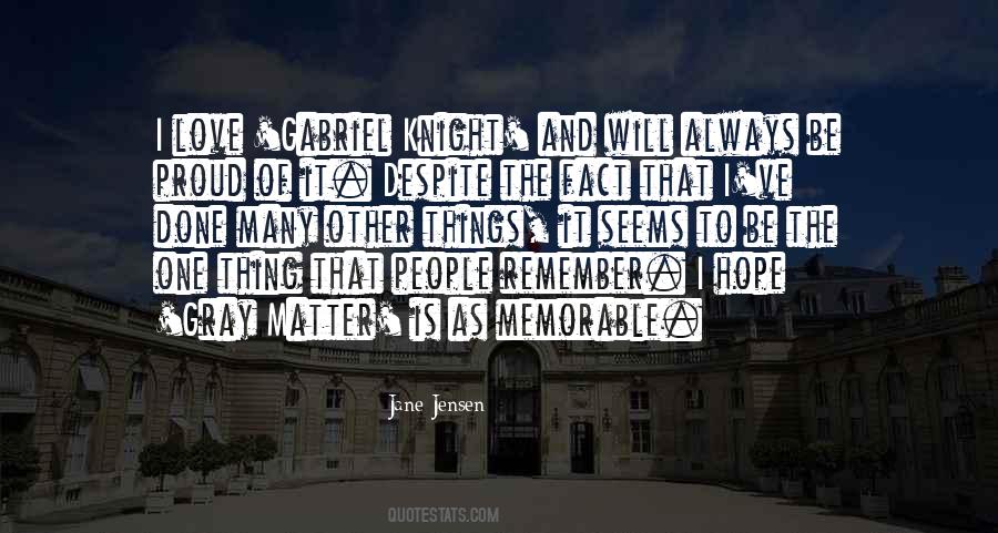 Quotes About Memorable People #615325