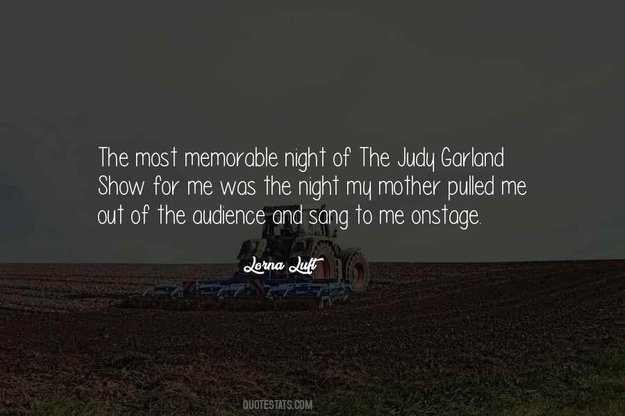 Quotes About Memorable Night #1124494