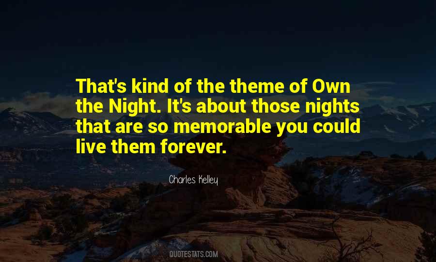 Quotes About Memorable Night #886903