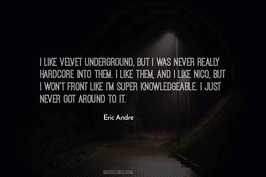 Quotes About The Velvet Underground #1631205