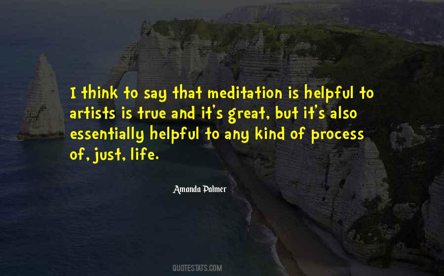 True Meditation Quotes #1728366