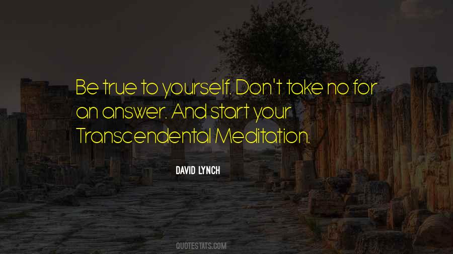 True Meditation Quotes #737236