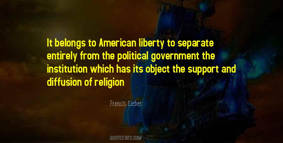 Political Religion Quotes #307038