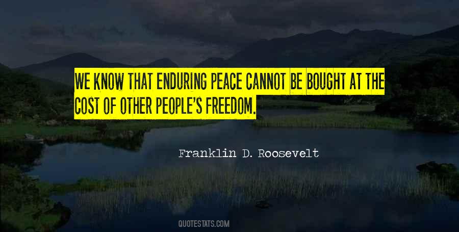 Peace Freedom Quotes #25728