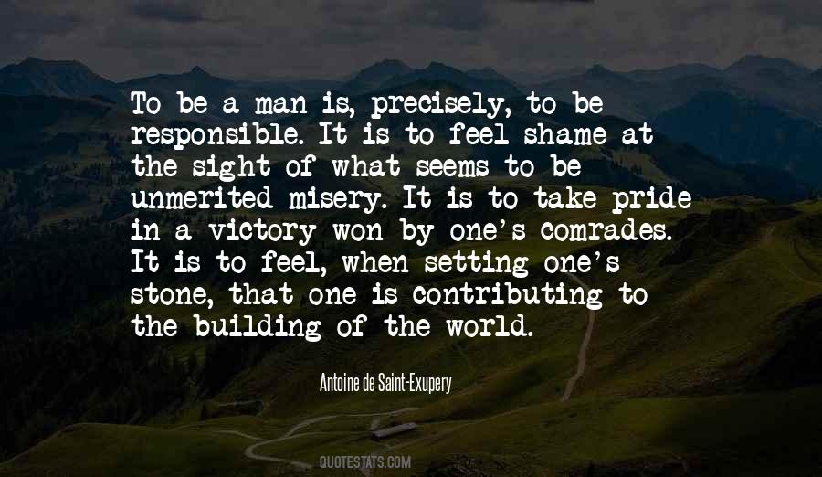 Be A Man Quotes #1086121