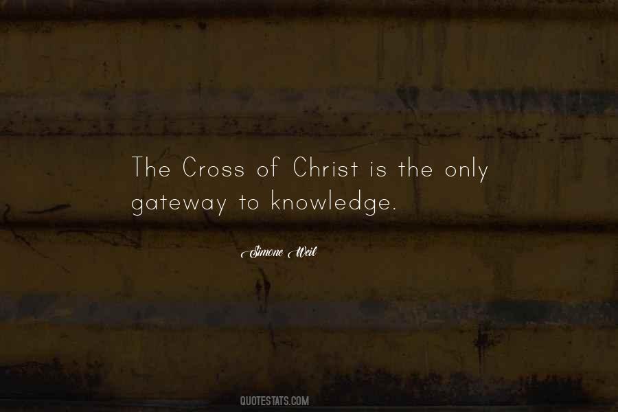 The Cross Of Christ Quotes #1827049