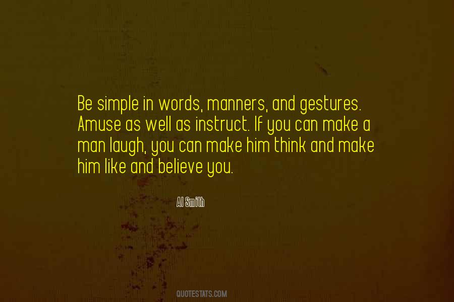 Be A Simple Man Quotes #1104627