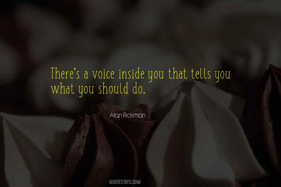 Voice Inside Quotes #864013