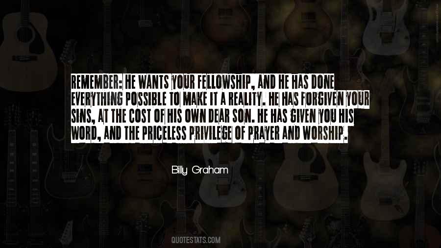 God Fellowship Quotes #116833