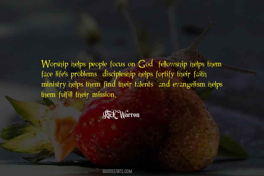 God Fellowship Quotes #718766