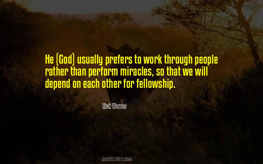 God Fellowship Quotes #848388