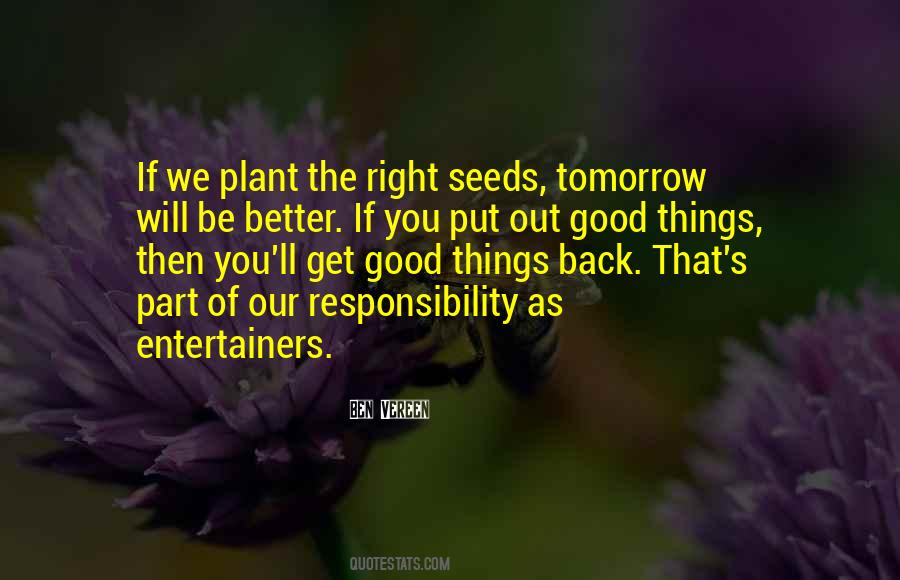 Be Better Tomorrow Quotes #769620