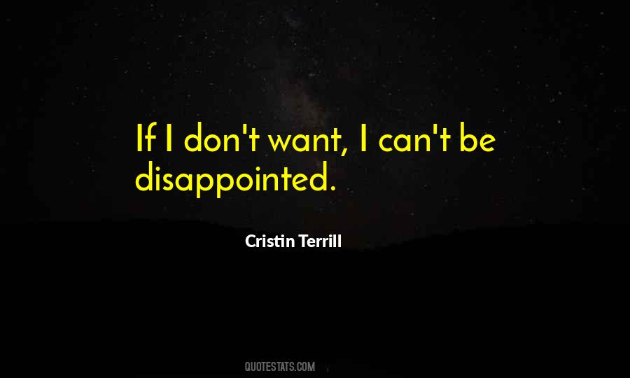 Be Disappointed Quotes #1268396