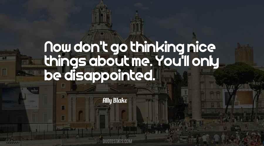 Be Disappointed Quotes #1710725
