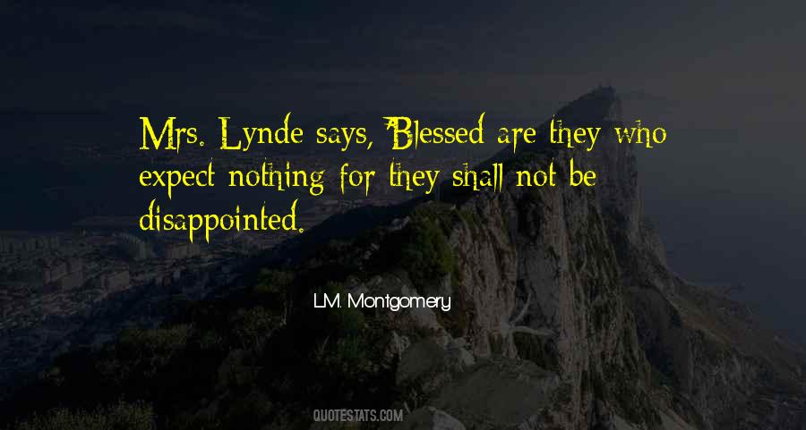 Be Disappointed Quotes #1790252