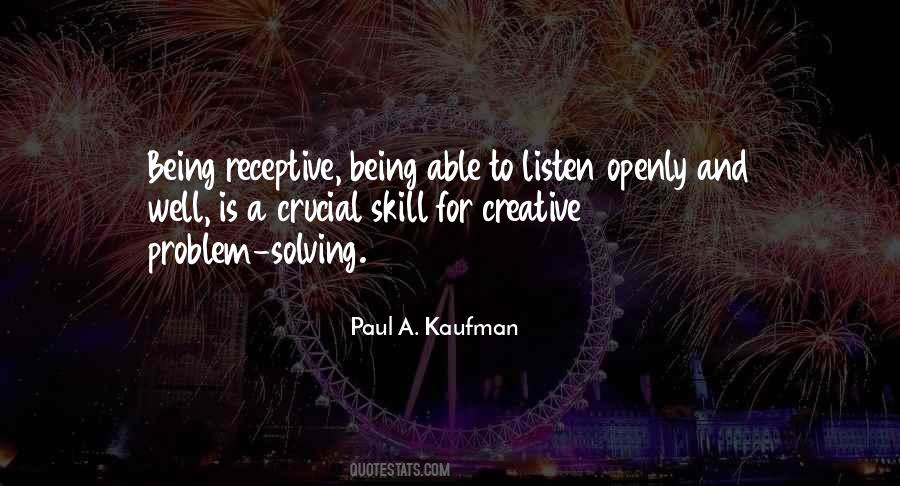 Problem Solving Skills Quotes #402226