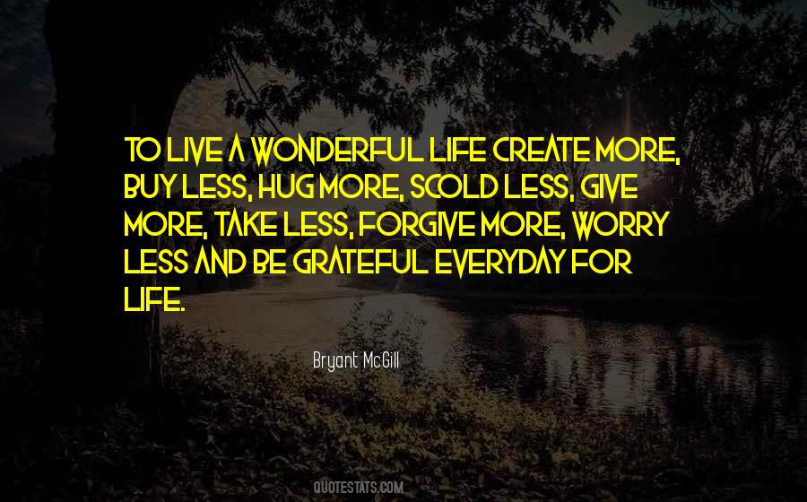 Be Grateful Everyday Quotes #482953