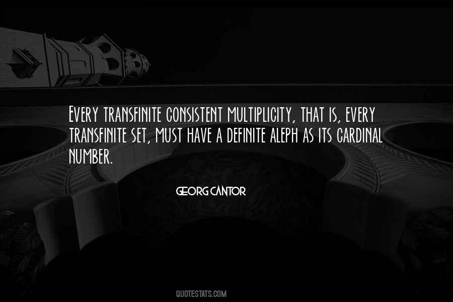 Transfinite Numbers Quotes #1406786