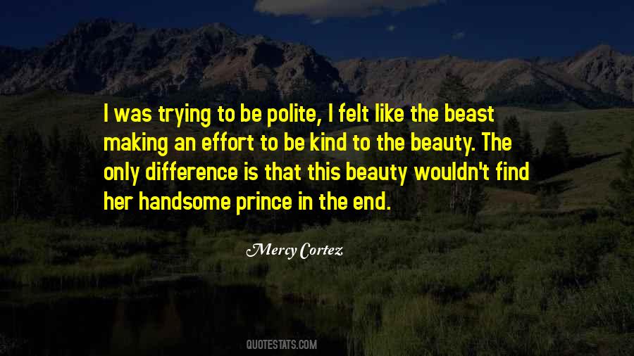 Be Handsome Quotes #545945