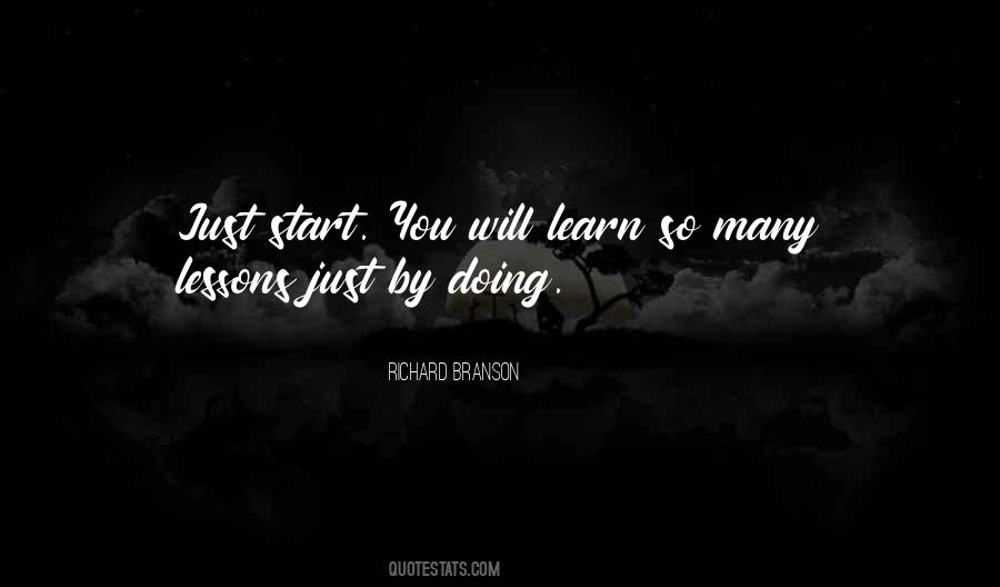 Just Start Quotes #1713387