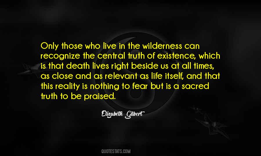 Life Death Fear Quotes #213036