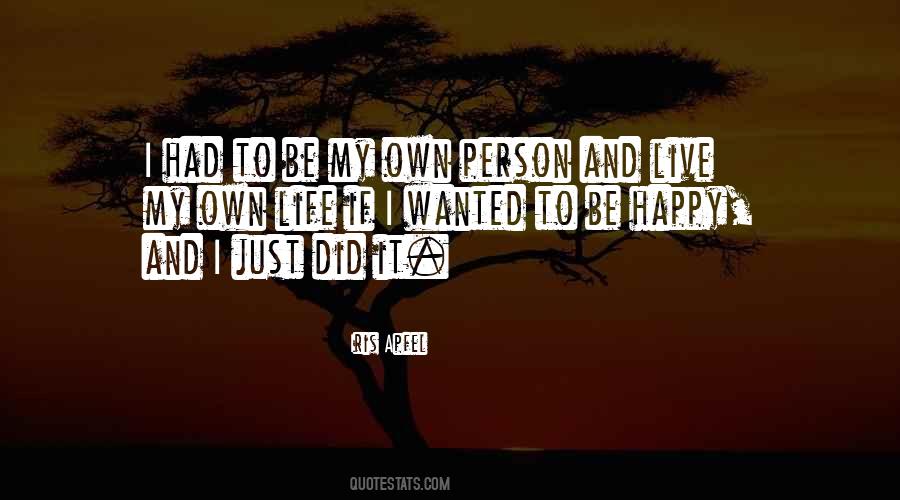Be Happy Live Life Quotes #588427