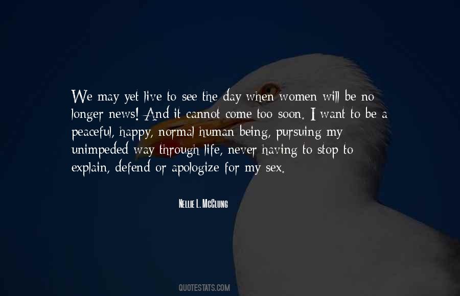 Be Happy Live Life Quotes #630959