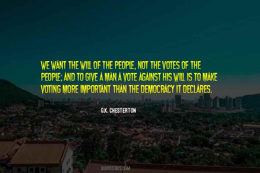 Will Of The People Quotes #1426451