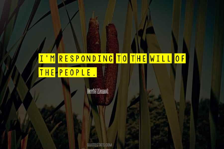 Will Of The People Quotes #37279