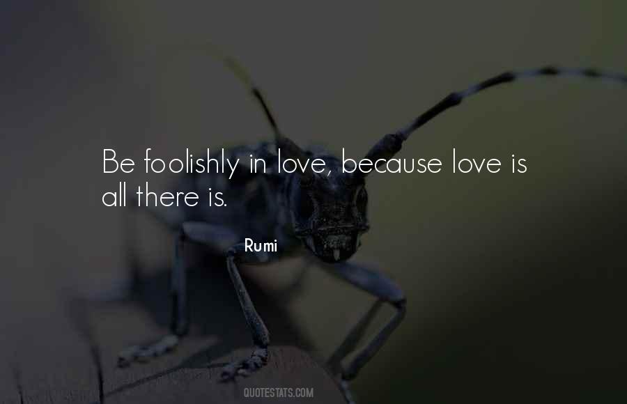 Foolishly In Love Quotes #614868