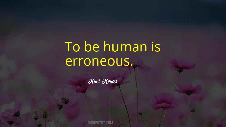 Be Human Quotes #1264600